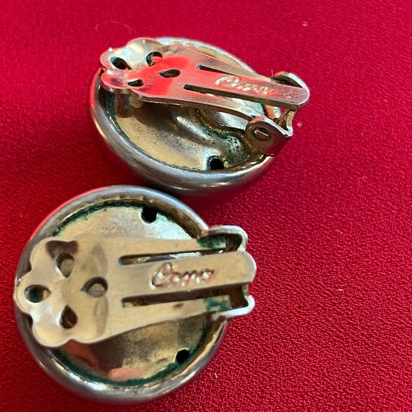 Vintage Coro Clip-On Earrings - Picture 3 of 7